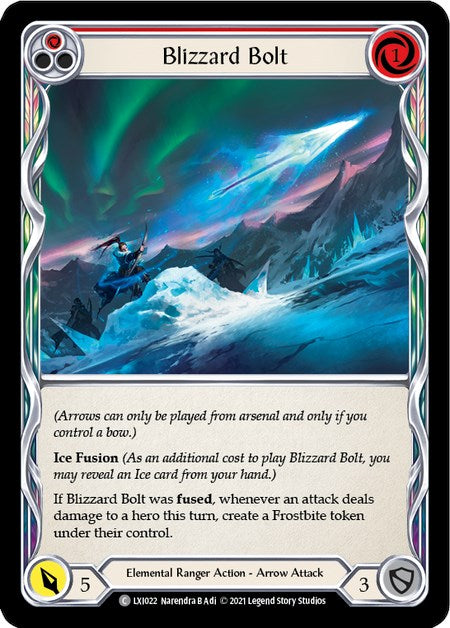 Blizzard Bolt (Red) [LXI022] (Tales of Aria Lexi Blitz Deck)  1st Edition Normal | Card Citadel