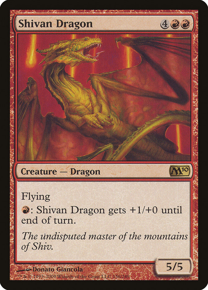 Shivan Dragon [Magic 2010] | Card Citadel