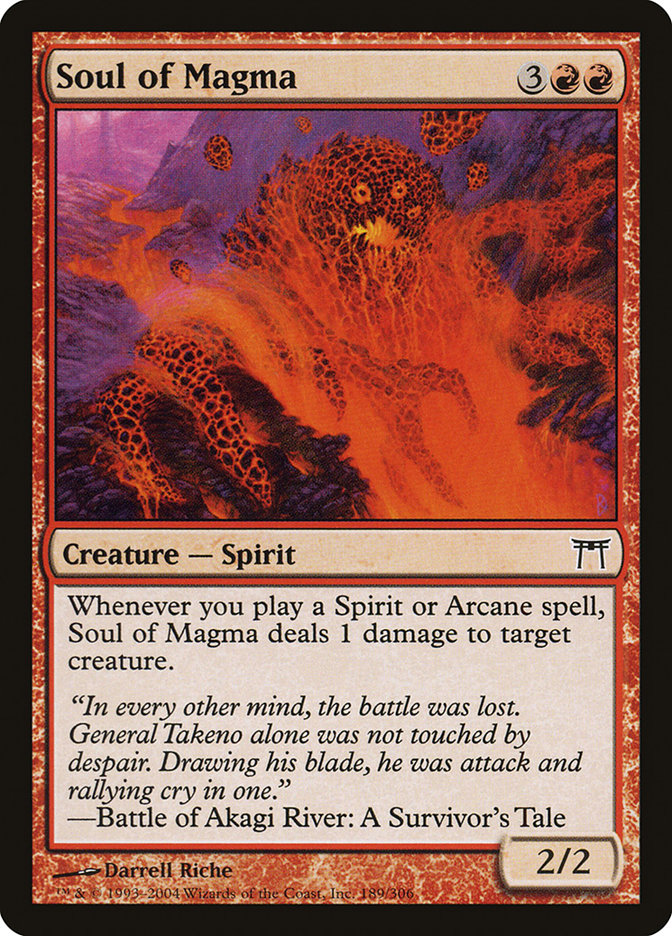 Soul of Magma [Champions of Kamigawa] | Card Citadel