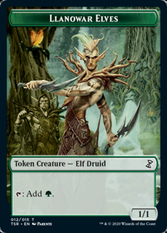 Llanowar Elves [Time Spiral Remastered Tokens] | Card Citadel