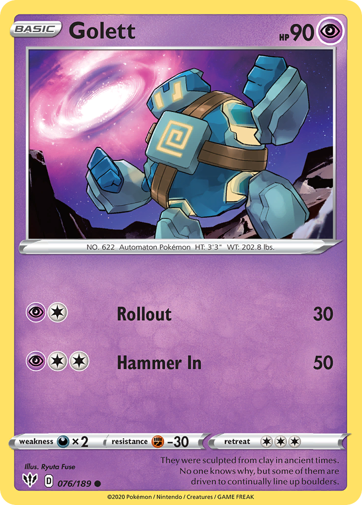 Golett (076/189) [Sword & Shield: Darkness Ablaze] | Card Citadel