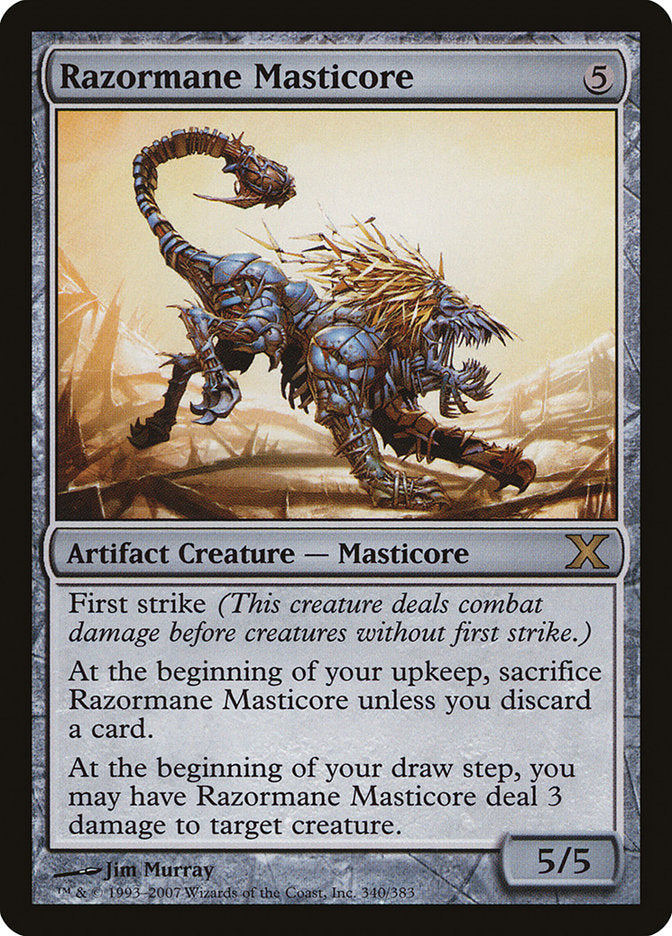 Razormane Masticore [Tenth Edition] | Card Citadel