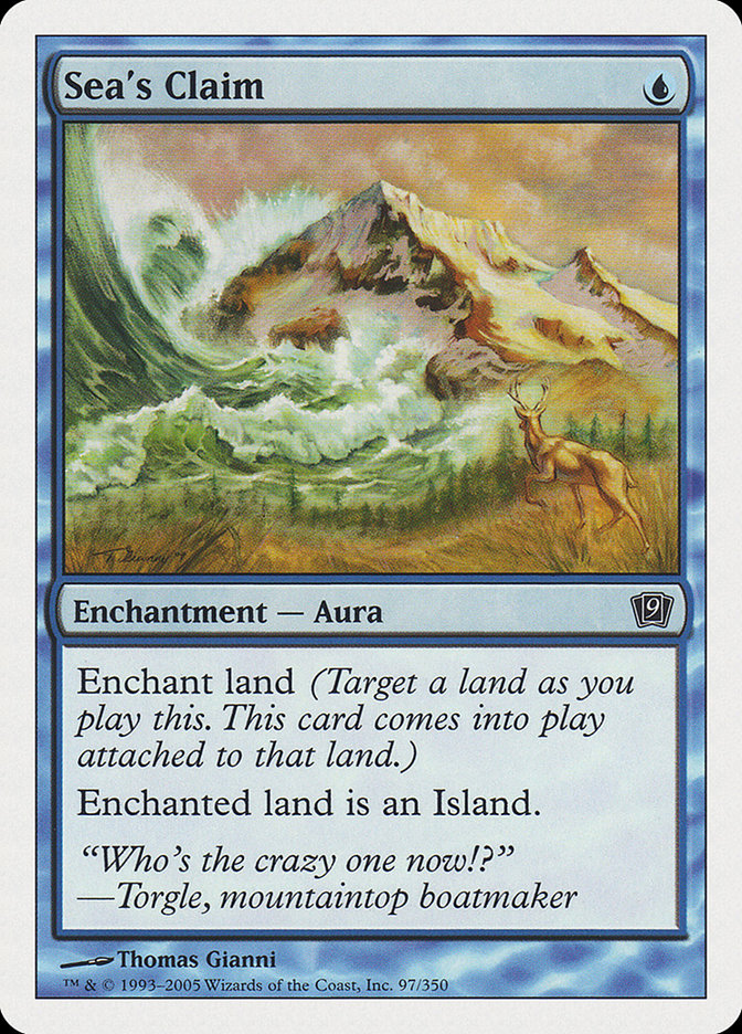 Sea's Claim [Ninth Edition] | Card Citadel