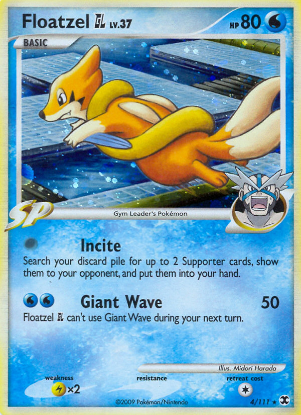 Floatzel GL (4/111) [Platinum: Rising Rivals] | Card Citadel