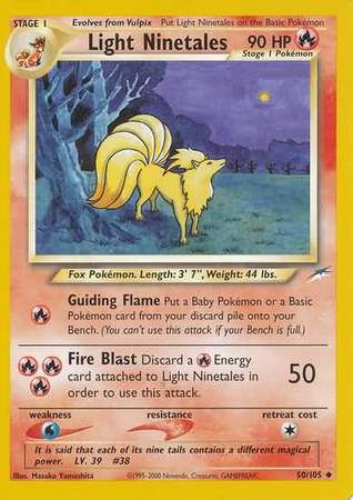 Light Ninetales (50/105) [Neo Destiny Unlimited] | Card Citadel