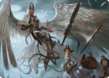 Angelic Quartermaster Art Card [Innistrad: Crimson Vow Art Series] | Card Citadel