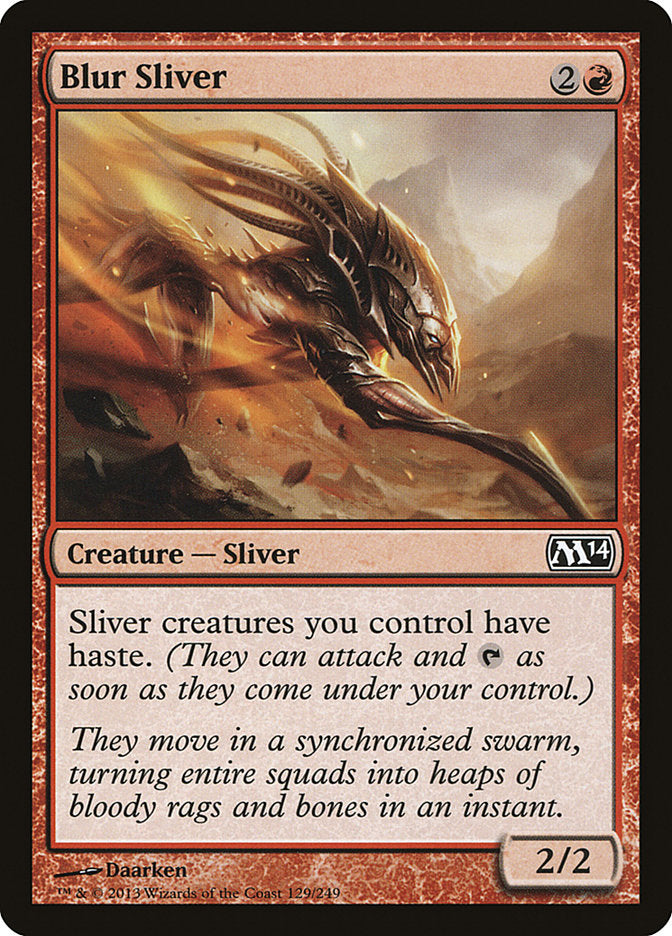 Blur Sliver [Magic 2014] | Card Citadel