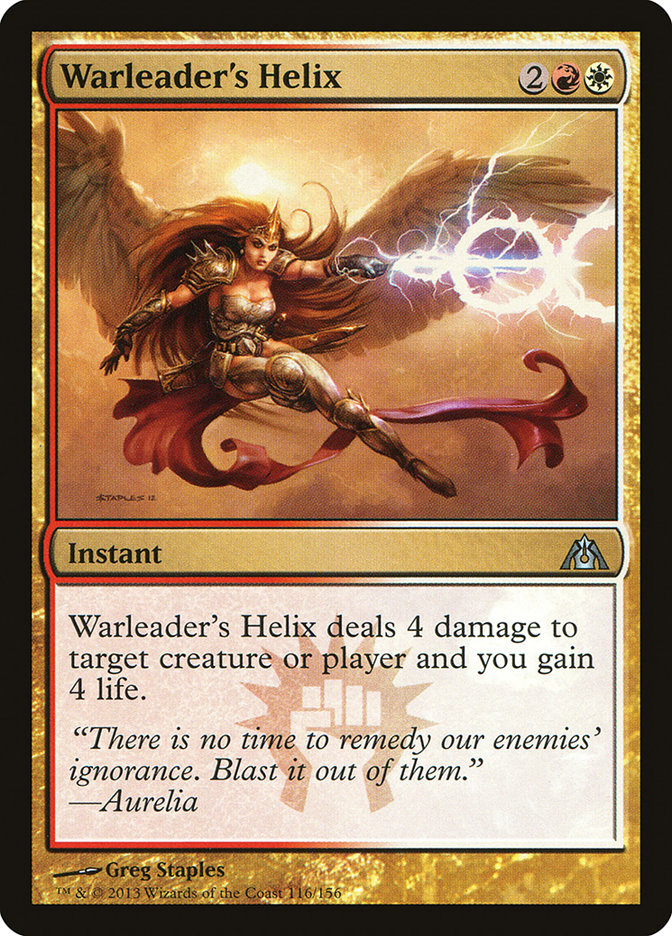Warleader's Helix [Dragon's Maze] | Card Citadel