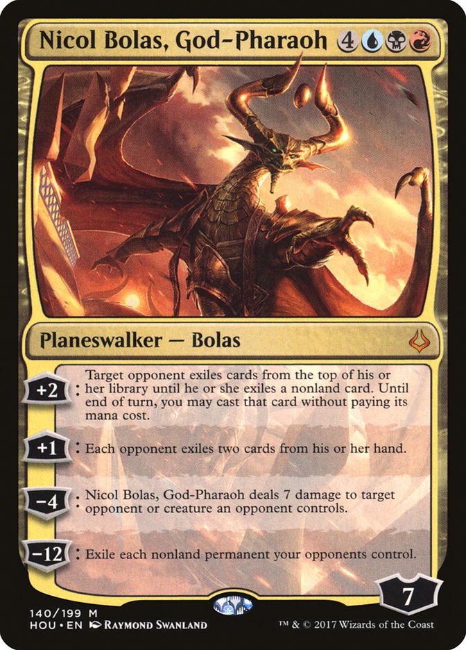 Nicol Bolas, God-Pharaoh [Hour of Devastation] | Card Citadel