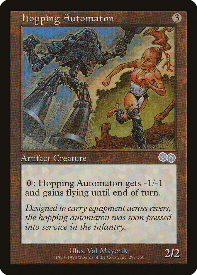 Hopping Automaton [Urza's Saga] | Card Citadel