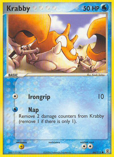 Krabby (66/112) [EX: FireRed & LeafGreen] | Card Citadel