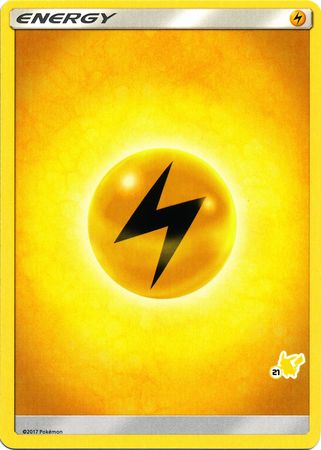 Lightning Energy (Pikachu Stamp #21) [Battle Academy 2020] | Card Citadel