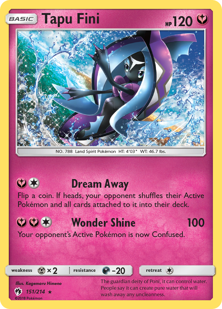 Tapu Fini (151/214) [Sun & Moon: Lost Thunder] | Card Citadel