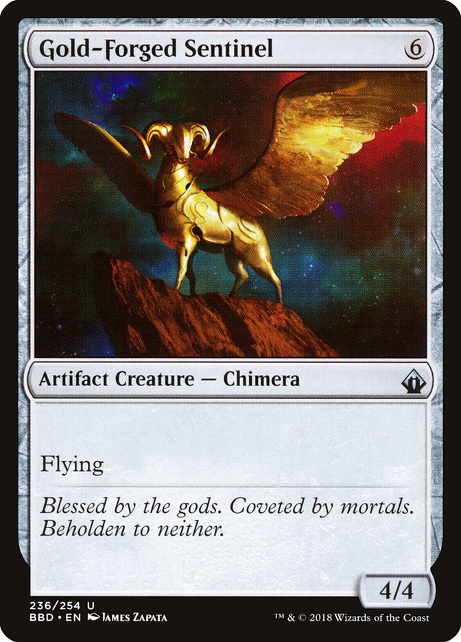 Gold-Forged Sentinel [Battlebond] | Card Citadel
