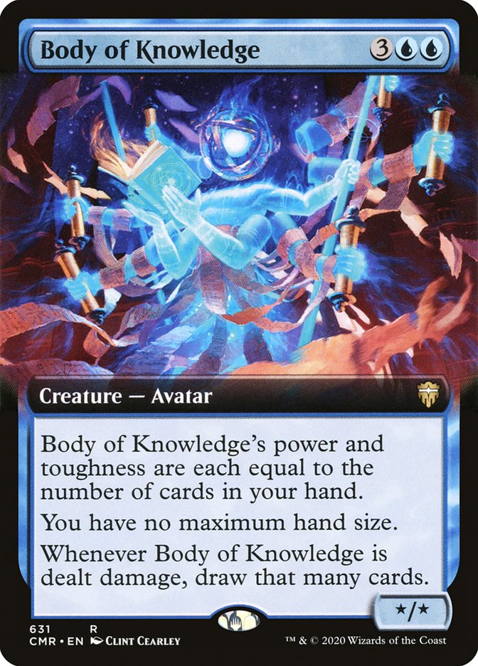 Body of Knowledge (Extended Art) [Commander Legends] | Card Citadel