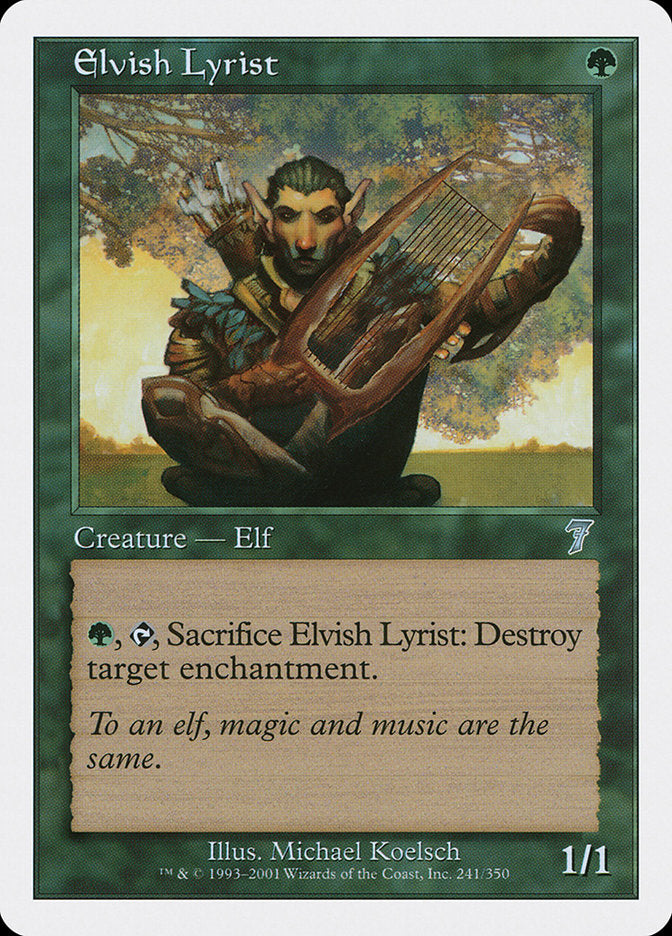 Elvish Lyrist [Seventh Edition] | Card Citadel
