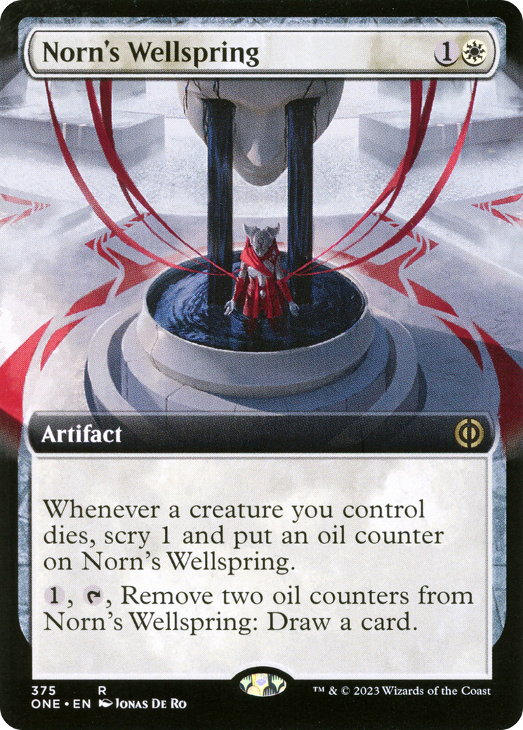 Norn's Wellspring (Extended Art) [Phyrexia: All Will Be One] | Card Citadel