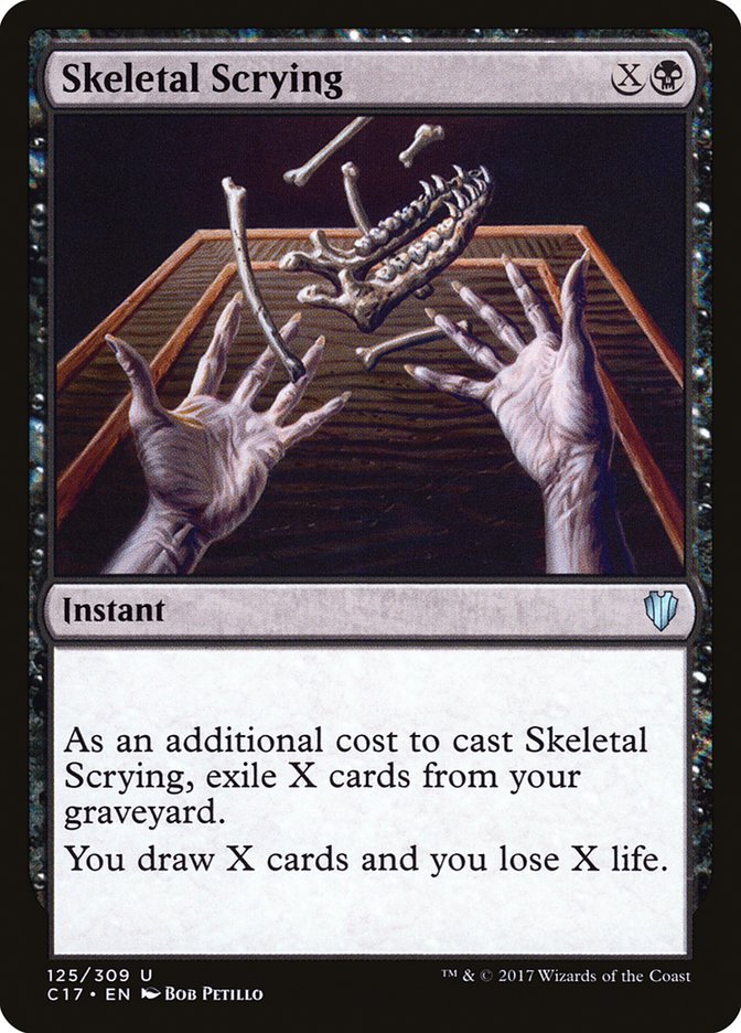 Skeletal Scrying [Commander 2017] | Card Citadel