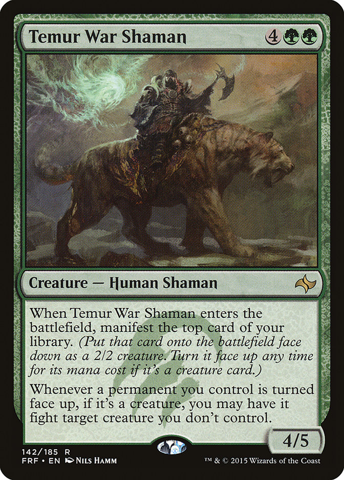 Temur War Shaman [Fate Reforged] | Card Citadel