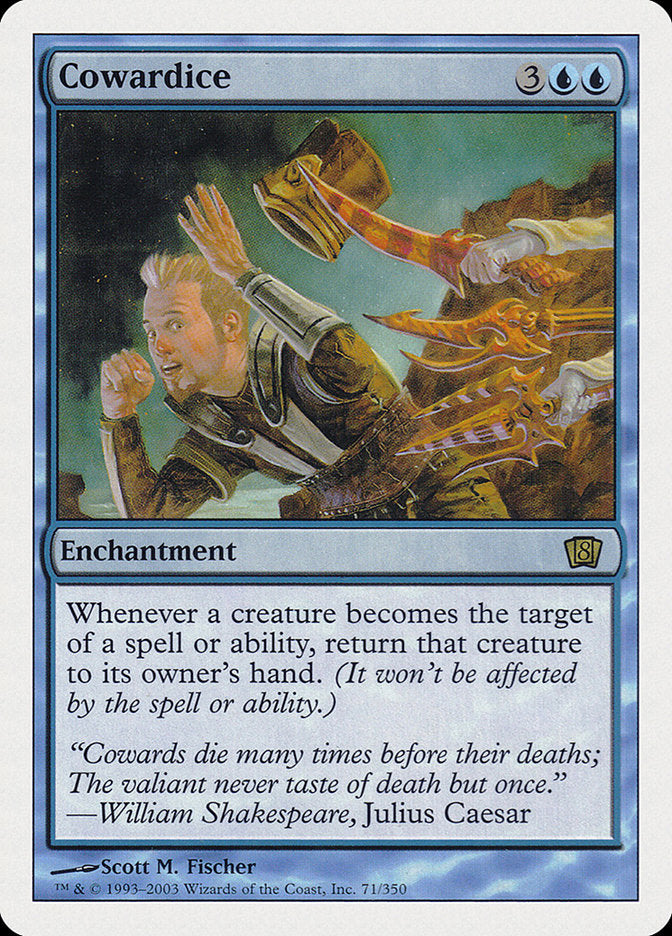 Cowardice [Eighth Edition] | Card Citadel