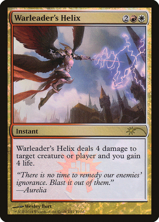 Warleader's Helix [Friday Night Magic 2014] | Card Citadel