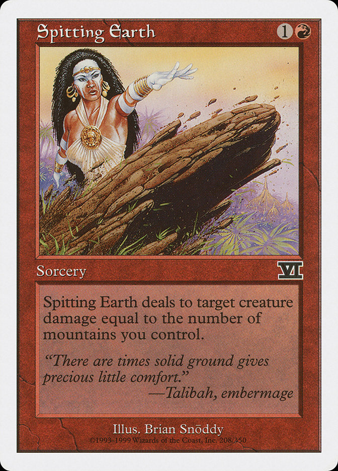 Spitting Earth [Classic Sixth Edition] | Card Citadel