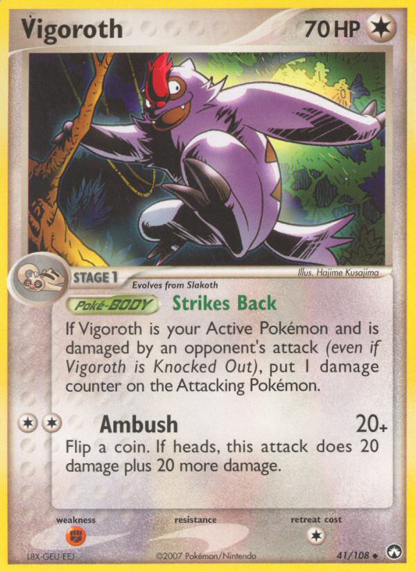 Vigoroth (41/108) [EX: Power Keepers] | Card Citadel