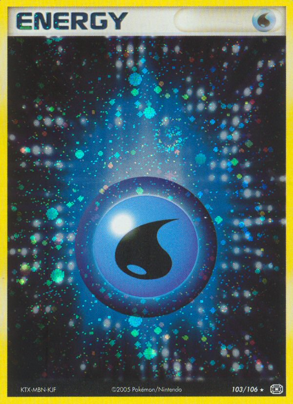 Water Energy (103/106) [EX: Emerald] | Card Citadel