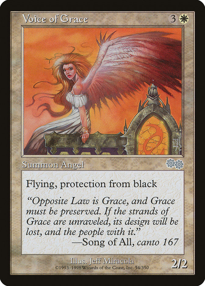 Voice of Grace [Urza's Saga] | Card Citadel