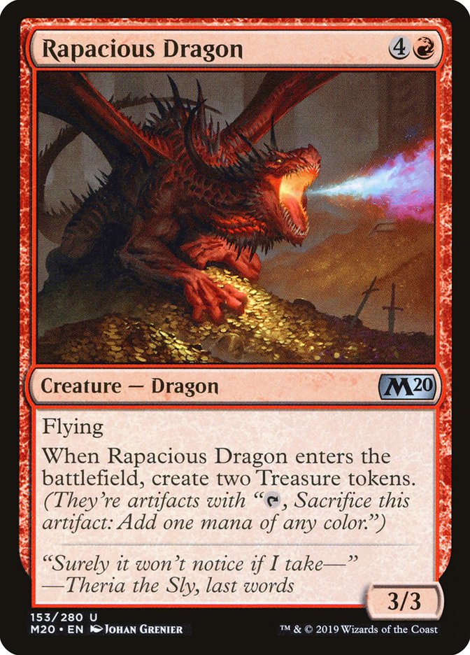 Rapacious Dragon [Core Set 2020] | Card Citadel