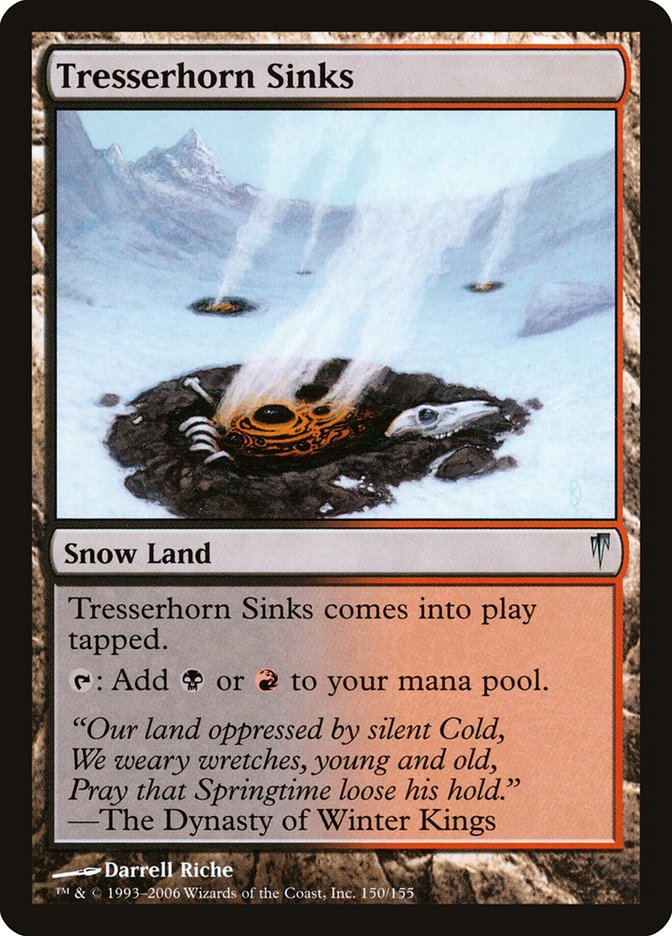 Tresserhorn Sinks [Coldsnap] | Card Citadel