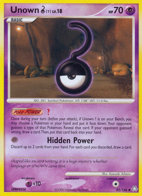 Unown ? (82/146) [Diamond & Pearl: Legends Awakened] | Card Citadel