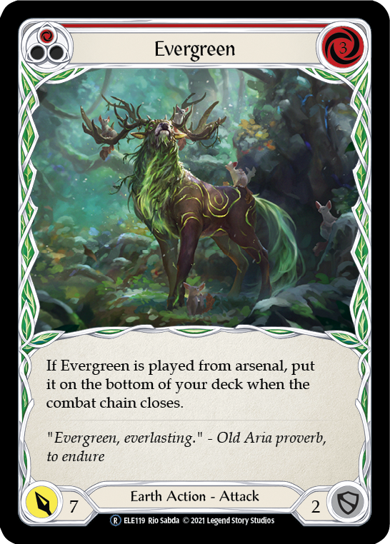 Evergreen (Red) [U-ELE119] Unlimited Normal | Card Citadel