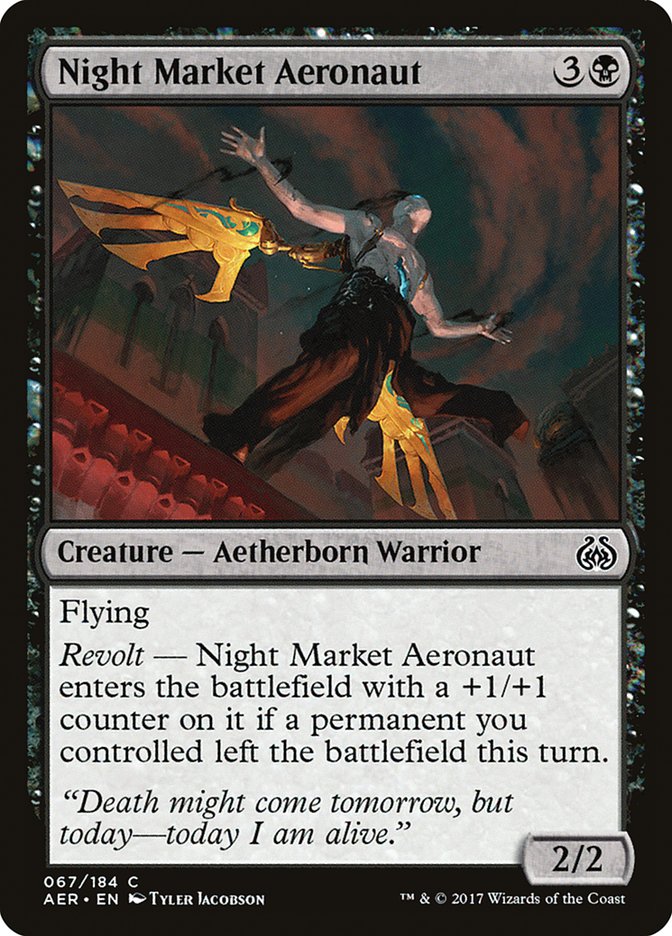 Night Market Aeronaut [Aether Revolt] | Card Citadel