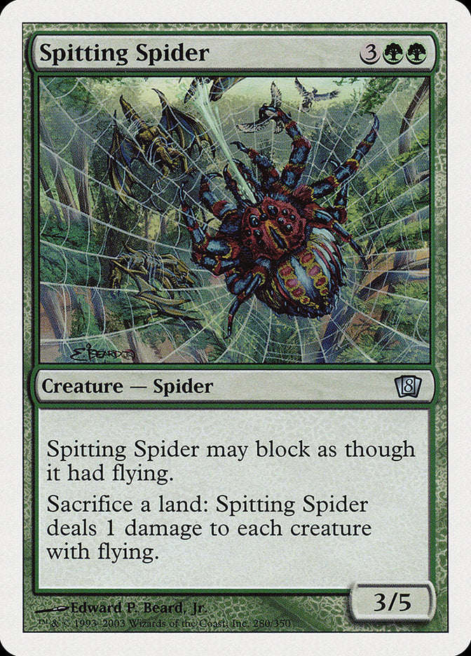 Spitting Spider [Eighth Edition] | Card Citadel