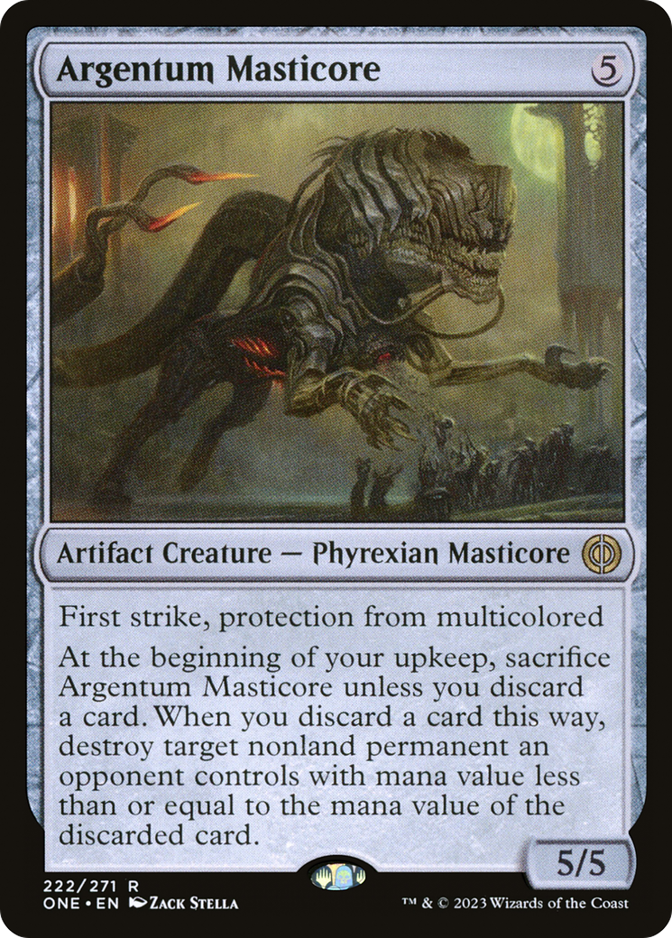 Argentum Masticore [Phyrexia: All Will Be One] | Card Citadel