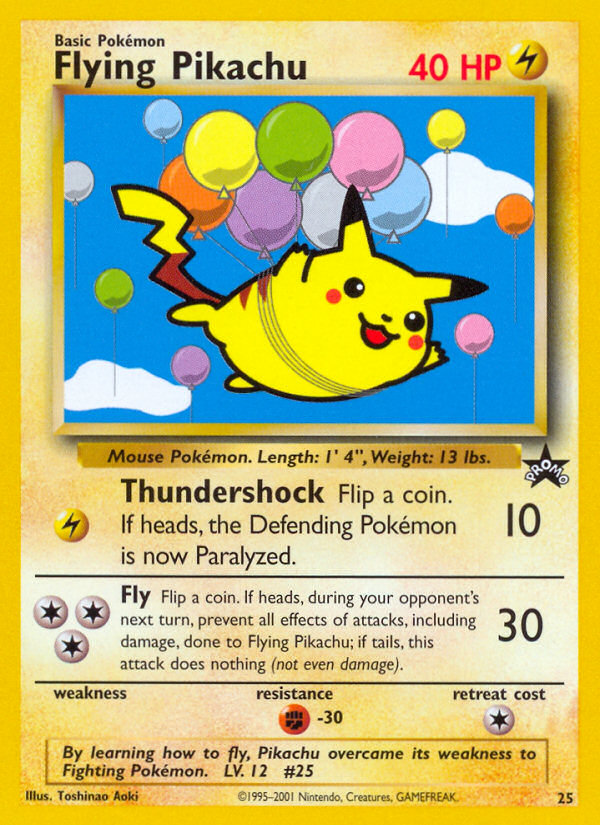 Flying Pikachu (25) [Wizards of the Coast: Black Star Promos] | Card Citadel