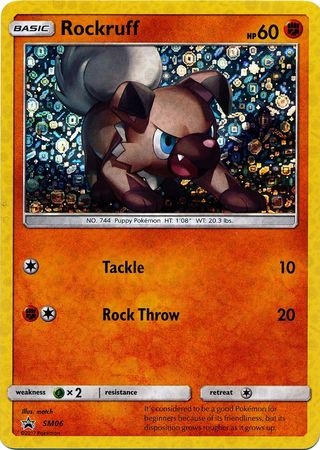 Rockruff (SM06) (General Mills Promo) [Sun & Moon: Black Star Promos] | Card Citadel