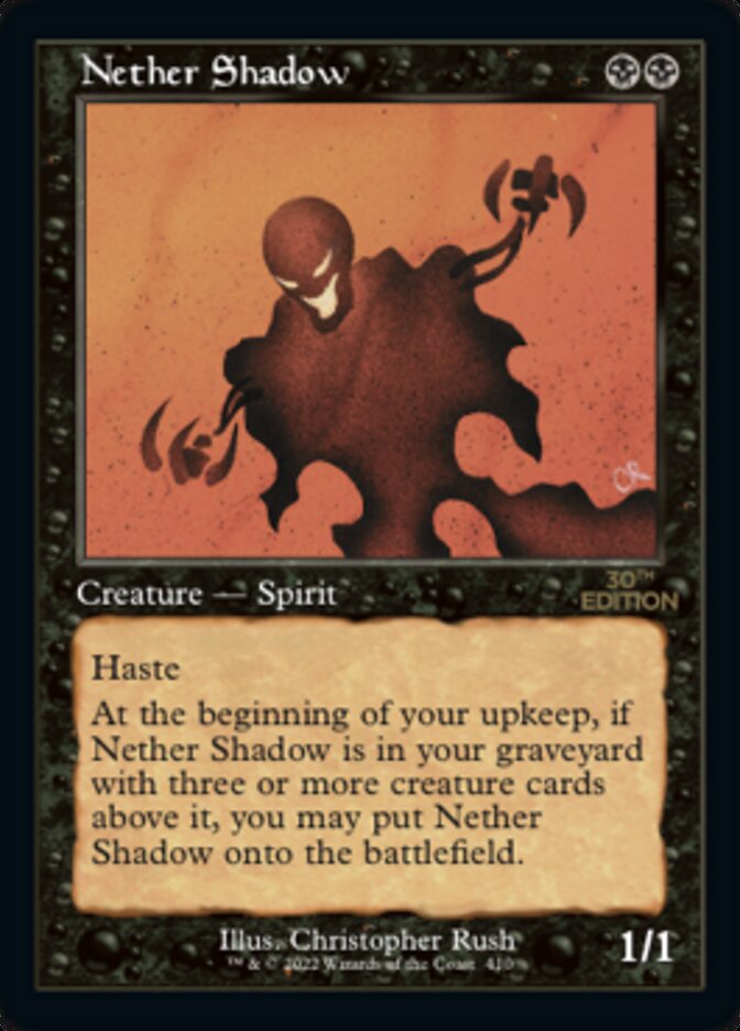 Nether Shadow (Retro) [30th Anniversary Edition] | Card Citadel