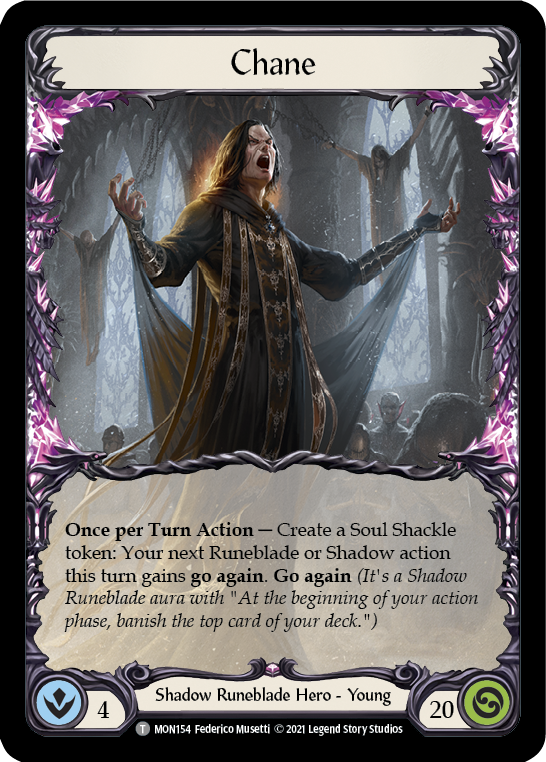 Chane, Bound by Shadow // Chane [MON153 // MON154] 1st Edition Normal | Card Citadel