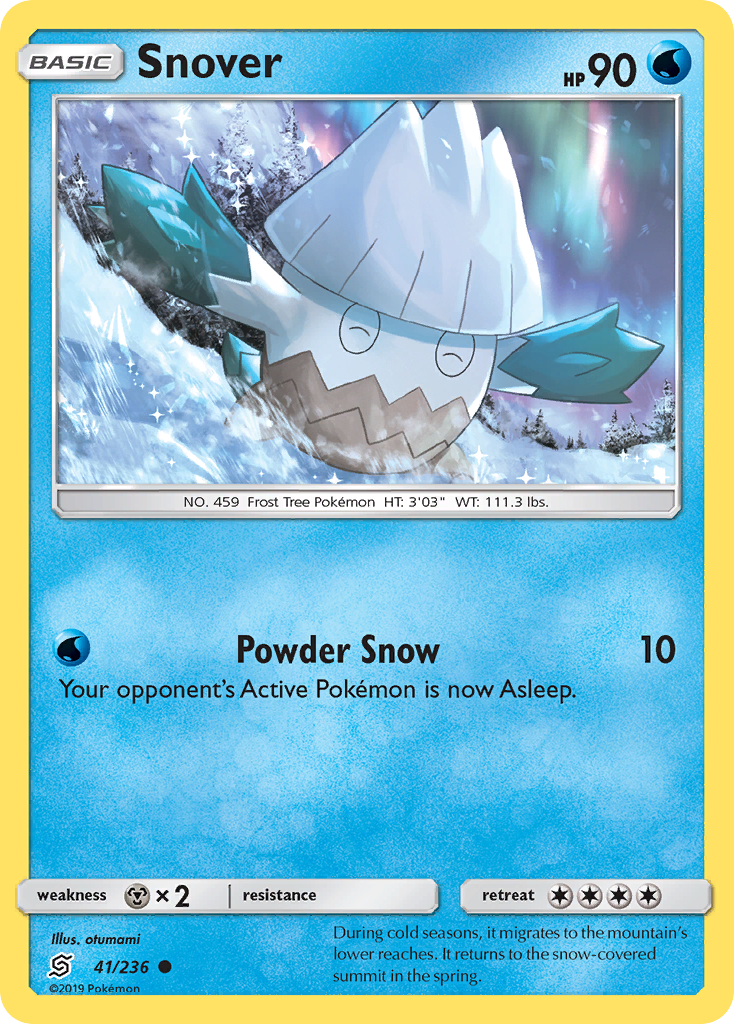Snover (41/236) [Sun & Moon: Unified Minds] | Card Citadel