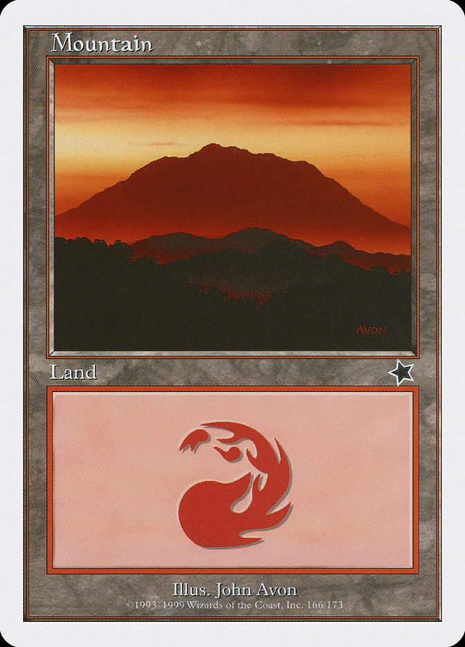 Mountain (166) [Starter 1999] | Card Citadel