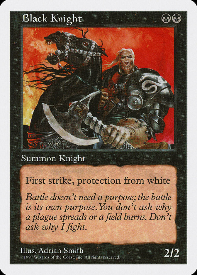 Black Knight [Fifth Edition] | Card Citadel