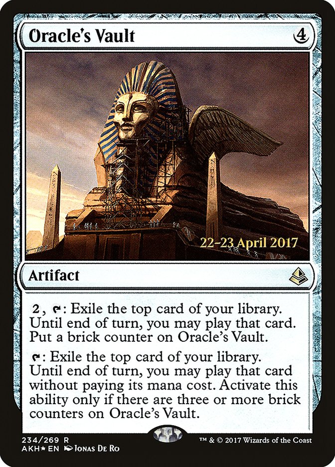 Oracle's Vault  [Amonkhet Prerelease Promos] | Card Citadel