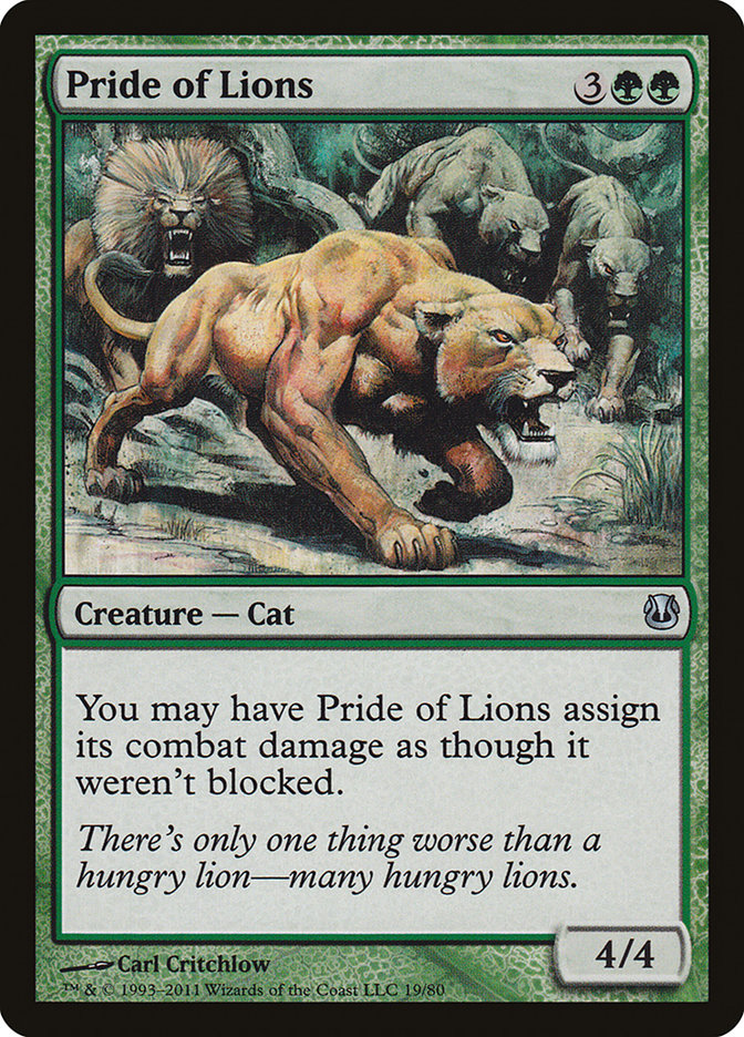 Pride of Lions [Duel Decks: Ajani vs. Nicol Bolas] | Card Citadel