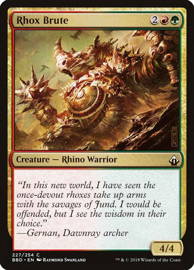 Rhox Brute [Battlebond] | Card Citadel