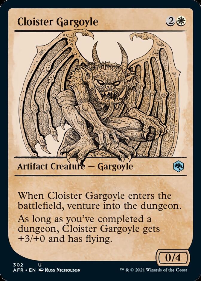 Cloister Gargoyle  (Showcase) [Dungeons & Dragons: Adventures in the Forgotten Realms] | Card Citadel