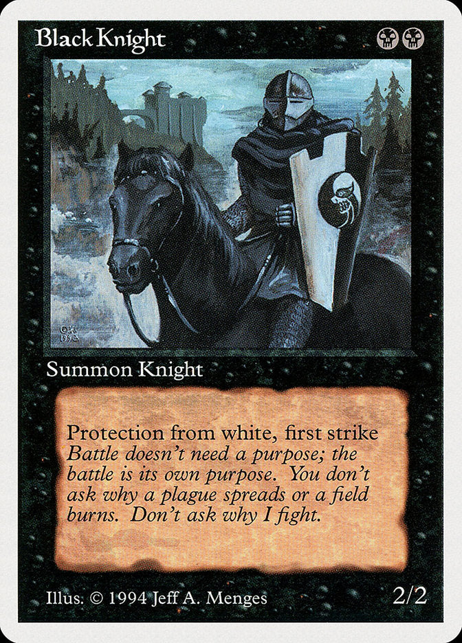Black Knight [Summer Magic / Edgar] | Card Citadel