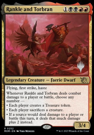 Rankle and Torbran (Promo Pack) [March of the Machine Promos] | Card Citadel