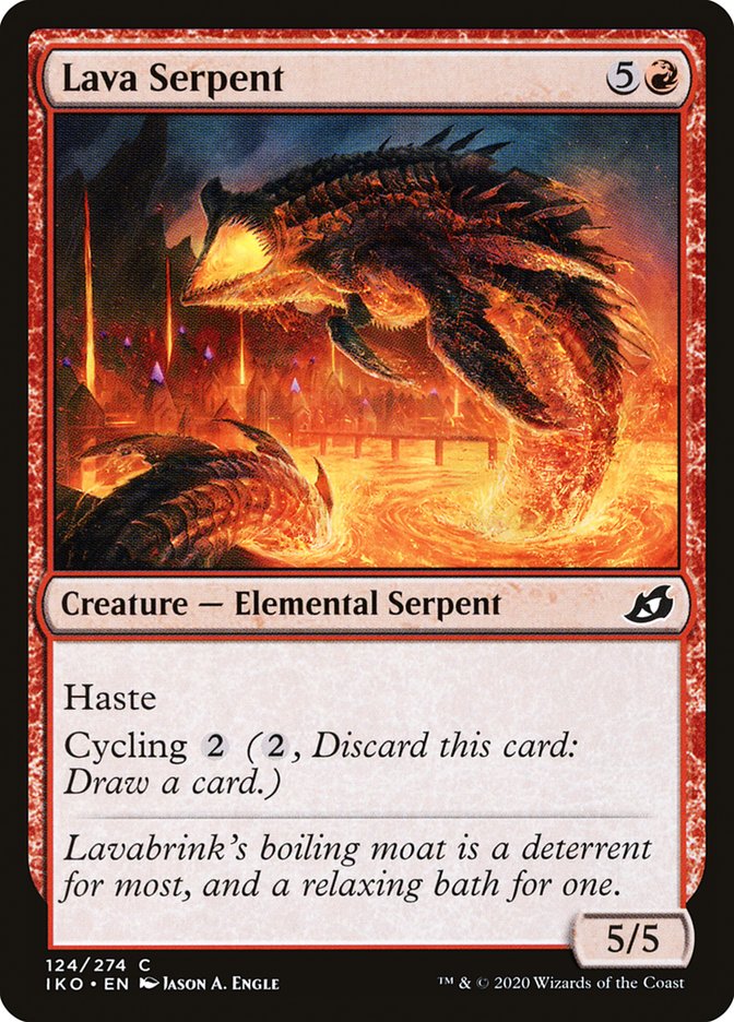 Lava Serpent [Ikoria: Lair of Behemoths] | Card Citadel